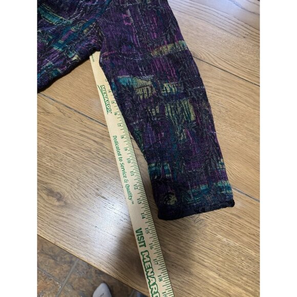 CJ Banks Christopher Banks Purple Zip Blazer Jacket 1X Tapestry Reversible NWT - Picture 7 of 14